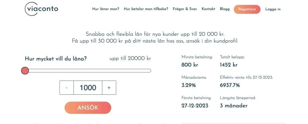 Låna 1000 kr utan UC