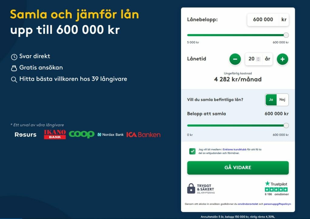 Enklare erbjuder telefonlån och privatlån i mobilen.