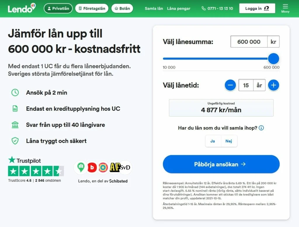 Låna pengar från utlandet: Lendo erbjuder privatlån utomlands