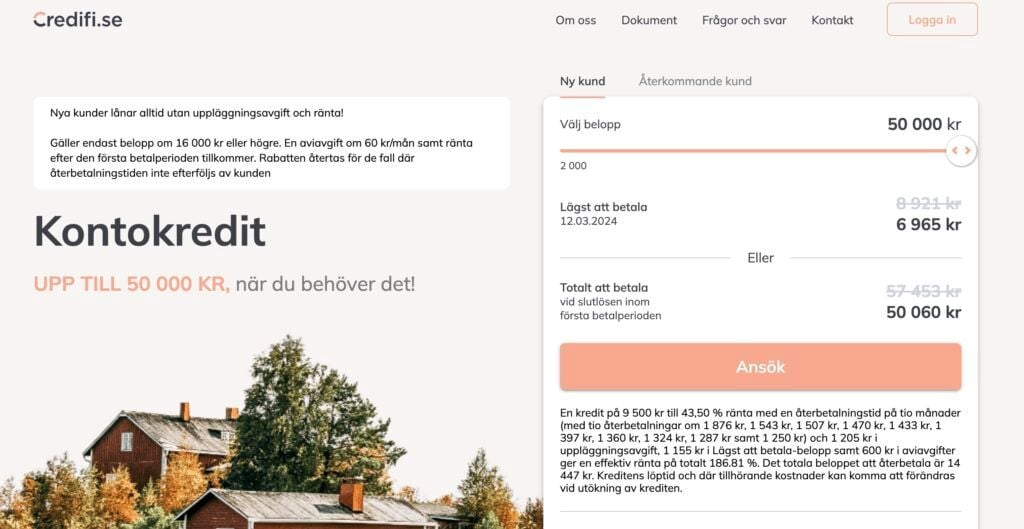SMS lån direkt