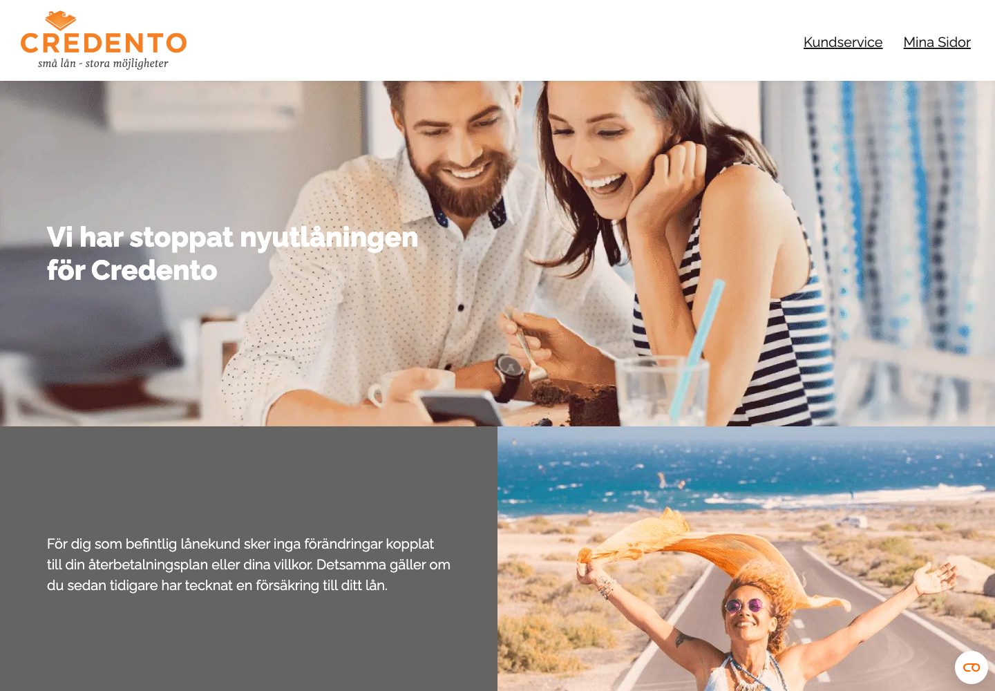 Credento – webbplatsen den 9 september 2026