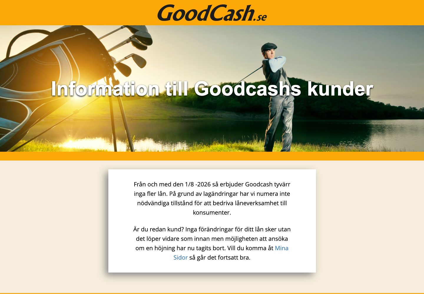 GoodCash – webbplatsen den 9 september 2026