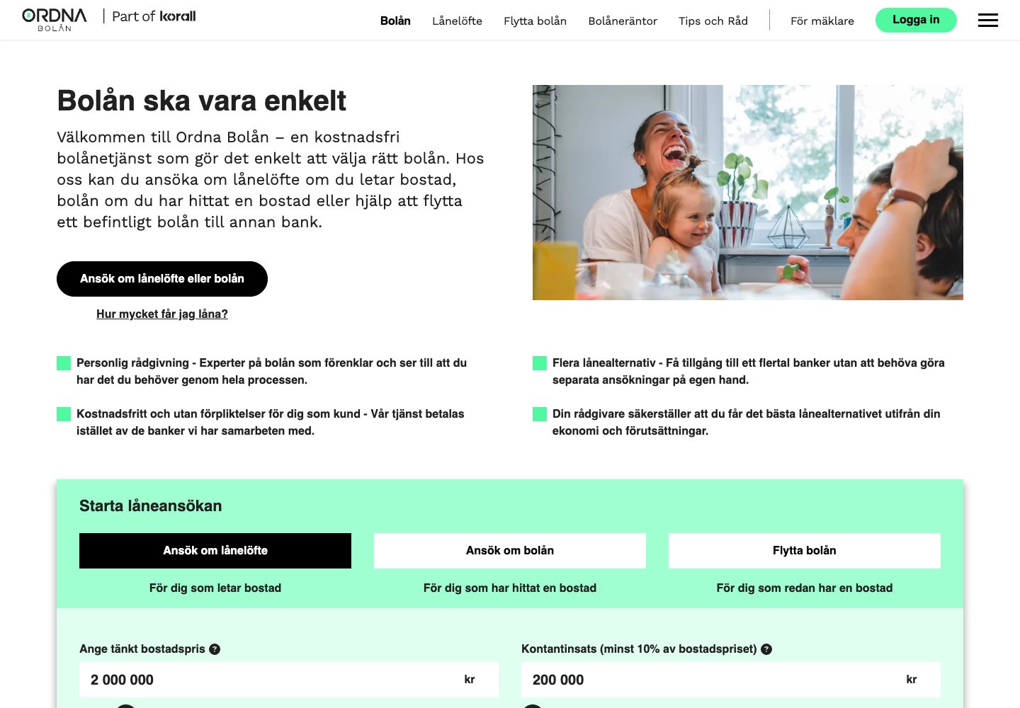 Ordna – webbplatsen den 9 september 2026