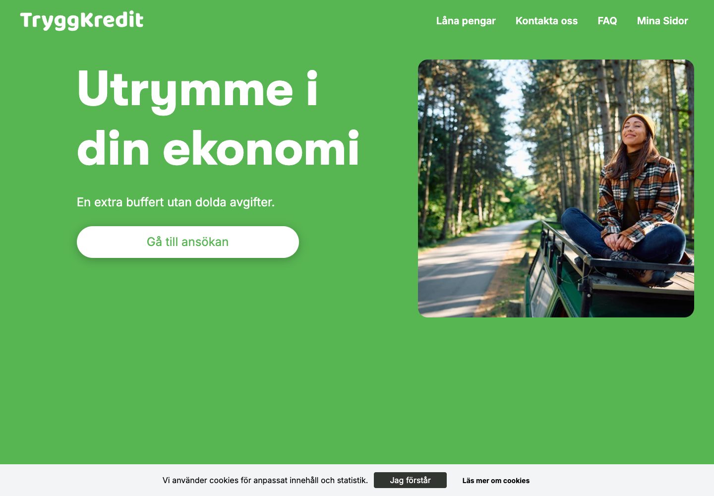 Tryggkredit – webbplatsen den 9 september 2026